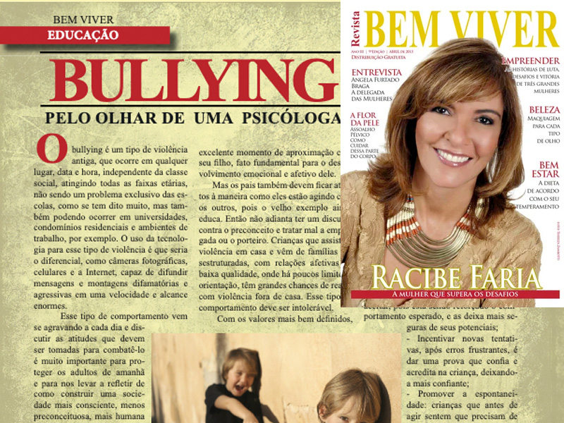 Revista Bem Viver - Artigo sobre Bullying